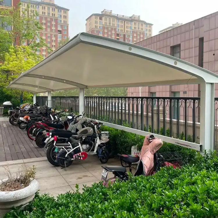 会同县膜结构电动车棚